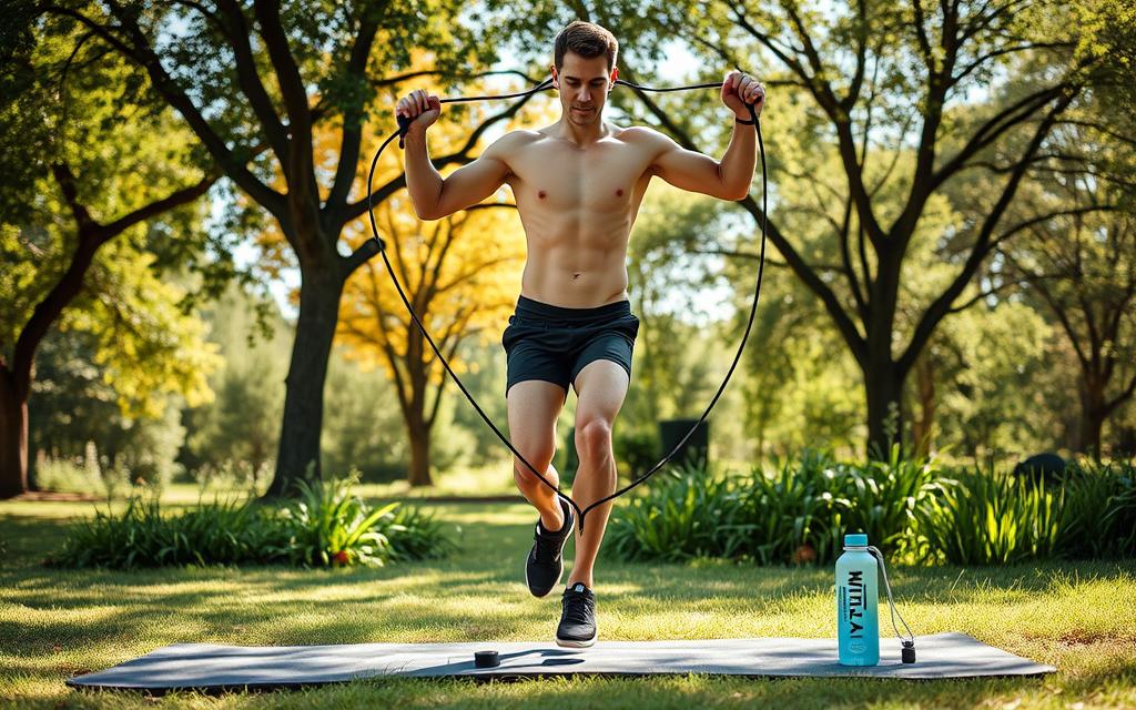 Jump rope improving your fitness