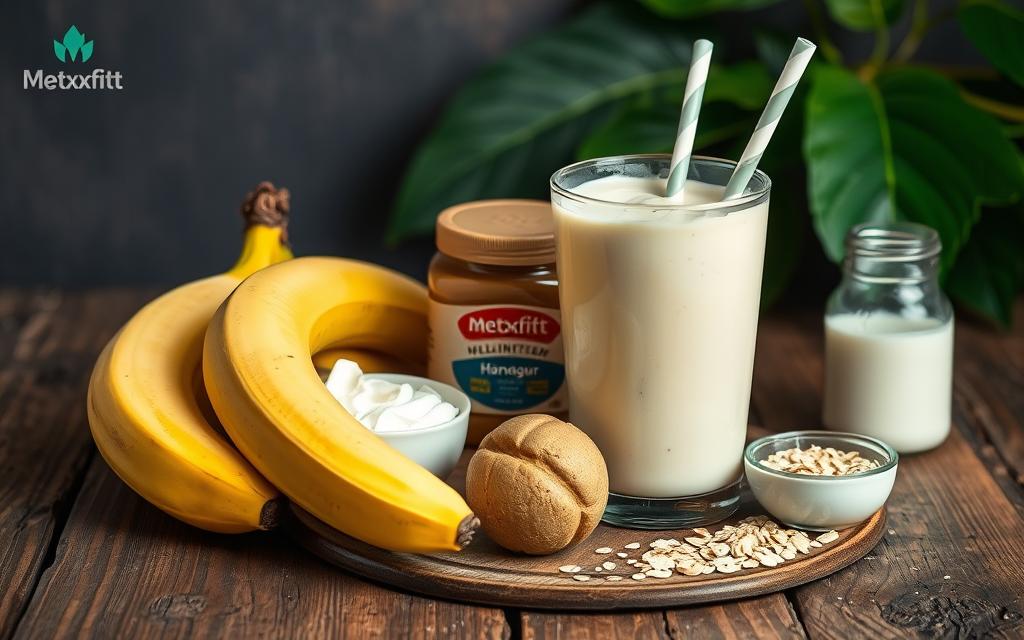 Choosing these calorie-rich ingredients makes a yummy high-calorie banana smoothie. It helps you gain weight.