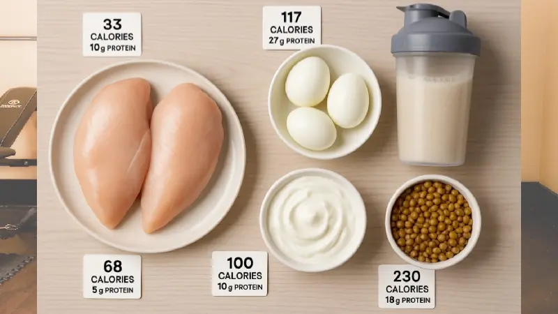 High-Protein Foods for Building Muscle and Losing Weight